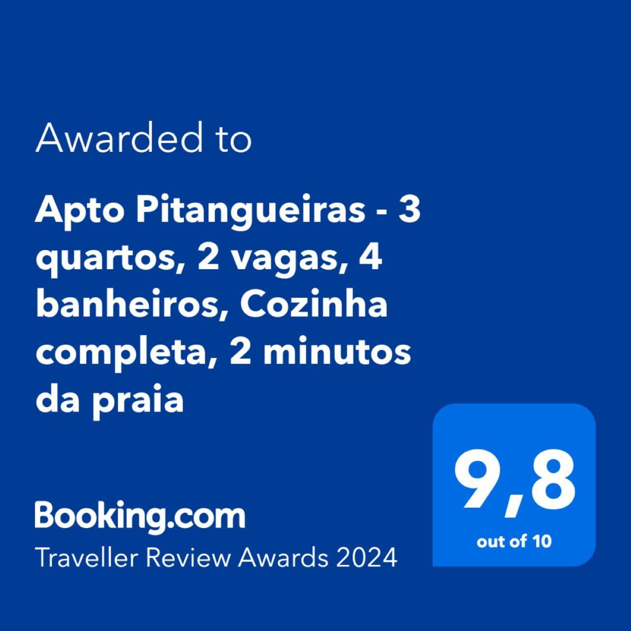 Apto Pitangueiras - 3 Quartos, 2 Vagas, 4 Banheiros, Cozinha Completa, 2 Minutos Da Praia 瓜鲁雅 外观 照片